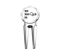 no/no Mood Depression Weather Wind Golf Divot Tool Golf Ball Marker Repair Tool
