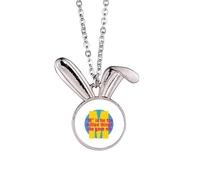 no/no Mother Loves Greatness Art Deco Fashion Rabbit Necklace Pendant Bunny Animal Jewelry Gift