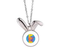 no/no Mother Loves Light Great Art Deco Fashion Rabbit Necklace Pendant Bunny Animal Jewelry Gift