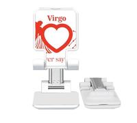 no/no Motivation Constellation Love Virgo Adjustable Cell Phone Stand Desk Foldable