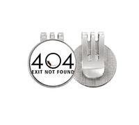 no/no Motor Cycle Mouse Exit Art Deco Fashion Golf Ball Marker Hat Cap Clip Enamel Magnetic