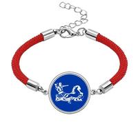 no/no Mount Ride Sea Horses Arrogant Conceited Lucky Red String Bracelet Rope Bracelet Handmade