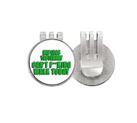 no/no Movement Affecting Consequences Response Golf Ball Marker Hat Cap Clip Enamel Magnetic