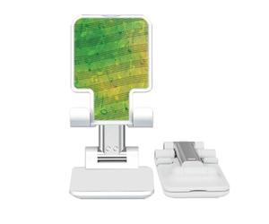 no/no Multiple Music 5-le Staff Green Adjustable Cell Phone Stand Desk Foldable