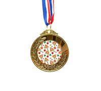 no/no Mushroom Pizza Italy Tomato Foods Gold Award Winner Medal First Place Ribbon