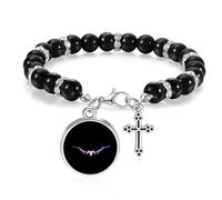 no/no Mysterious Universe Crystal Constellation Beaded Bracelet Boho Jewelry for Men Women