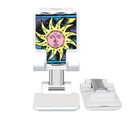 no/no Myths Lgends Mexicon Culture Element Engraving Adjustable Cell Phone Stand Desk Foldable