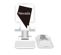 no/no nevada the united states of amemap Adjustable Cell Phone Stand Desk Foldable