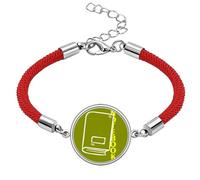 no/no Notebook Recording Learning Teaching Lucky Red String Bracelet Rope Bracelet Handmade