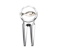 no/no Ocean Fish Activity Food Red Golf Divot Tool Golf Ball Marker Repair Tool