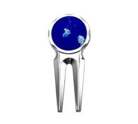 no/no Ocean Jellyfish Science Nature Picture Golf Divot Tool Golf Ball Marker Repair Tool