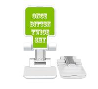no/no Once Bitten Twice Shy Art Deco Fashion Adjustable Cell Phone Stand Desk Foldable