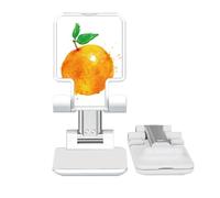 no/no Orange Fruit Watercolor Illustration Pattern Adjustable Cell Phone Stand Desk Foldable