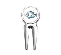 no/no Ordinary Triviality Salted Fish Golf Divot Tool Golf Ball Marker Repair Tool