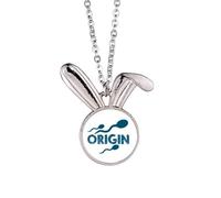 no/no Origin Male Medicine Rabbit Necklace Pendant Bunny Animal Jewelry Gift