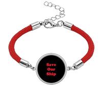 no/no Original Intention Help Art Deco Fashion Lucky Red String Bracelet Rope Bracelet Handmade
