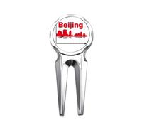 no/no Outline China's Urban Tourism Beijing Golf Divot Tool Golf Ball Marker Repair Tool