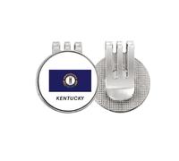 no/no Outline Flag State Kentucky Golf Ball Marker Hat Cap Clip Enamel Magnetic