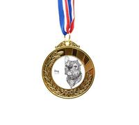 no/no Paint Run Dog Friend Company Gold Award Winner Medal First Place Ribbon