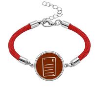 no/no Paper Achievement Content Course Detection Lucky Red String Bracelet Rope Bracelet Handmade