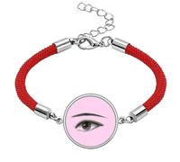 no/no Peach Blossom cy Eyes Lucky Red String Bracelet Rope Bracelet Handmade