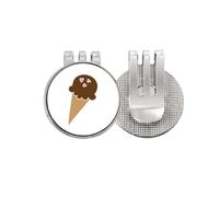 no/no peanut chote sweet ice Golf Ball Marker Hat Cap Clip Enamel Magnetic