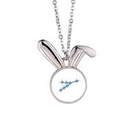 no/no peharmony beautiful lucky stars Rabbit Necklace Pendant Bunny Animal Jewelry Gift