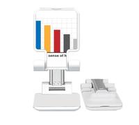 no/no People Happiness Index Declined Adjustable Cell Phone Stand Desk Foldable