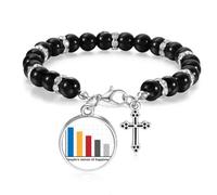 no/no People Happiness Index Declined Beaded Bracelet Boho Jewelry