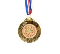 no/no Peppers Pizza Italy Tomato Foods Gold Award Winner Medal First Place Ribbon