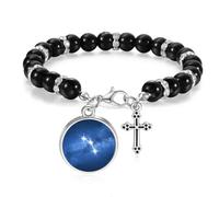 no/no Perseverance Diligence Beautiful Lucky Stars Beaded Bracelet Boho Jewelry for Men Women
