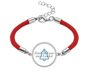 no/no Perseverance Prohibiting Smoking Time Lucky Red String Bracelet Rope Bracelet Handmade
