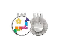 no/no Petal Yellow Love Japanese Expression Golf Ball Marker Hat Cap Clip Enamel Magnetic