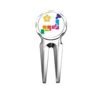 no/no Petal Yellow Love Japanese Expression Golf Divot Tool Golf Ball Marker Repair Tool