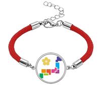 no/no Petal Yellow Love Japanese Expression Lucky Red String Bracelet Rope Bracelet Handmade