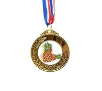 no/no PineFruits Couple Fruit Drawing Gold Award Winner Medal First Place Ribbon