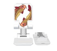 no/no Pisces Constellation Zodiac Symbol Adjustable Cell Phone Stand Desk Foldable