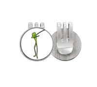 no/no Planet Earth Universe Human Golf Ball Marker Hat Cap Clip Enamel Magnetic