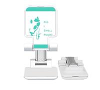 no/no Playful Bull Terrier Smells Poop Adjustable Cell Phone Stand Desk Foldable