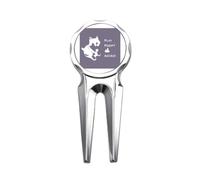 no/no playful hupuppy plays poop Golf Divot Tool Golf Ball Marker Repair Tool