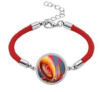 no/no Playground Ferris Wheel Joy Lucky Red String Bracelet Rope Bracelet Handmade