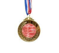 no/no Pork Mutton Fat Meat Food Texture Gold Award Winner Medal First Place Ribbon