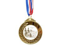 no/no Prague Square Czech Republic Landmark Gold Award Winner Medal First Place Ribbon