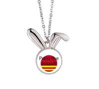 no/no Press The Assault Art Deco Fashion Rabbit Necklace Pendant Bunny Animal Jewelry Gift