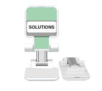 no/no problem solving button Adjustable Cell Phone Stand Desk Foldable