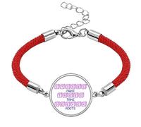 no/no Proverb Box Root Tree Lasts Forever Lucky Red String Bracelet Rope Bracelet Handmade
