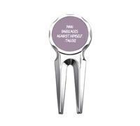 no/no Qoutes Famous People Healing Barricades Aganist Himself Golf Divot Tool Golf Ball Marker Repair Tool