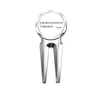 no/no Qoutes Healing Sentences Great Walk Aloof Golf Divot Tool Golf Ball Marker Repair Tool