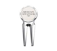 no/no Qoutes Healing Sentences Thoughts Lucks Voice Golf Divot Tool Golf Ball Marker Repair Tool