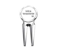 no/no Qoutes Healing Sentences Waterfall Freedom Song Golf Divot Tool Golf Ball Marker Repair Tool